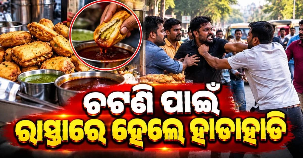 ବ୍ରେଡ୍ ପକୋଡ଼ା ଚଟଣିକୁ ନେଇ ମହାଭାରତ; ରାସ୍ତାରେ ମୁହାଁମୁହିଁ ହେଲେ ୨ ଗୋଷ୍ଠୀ