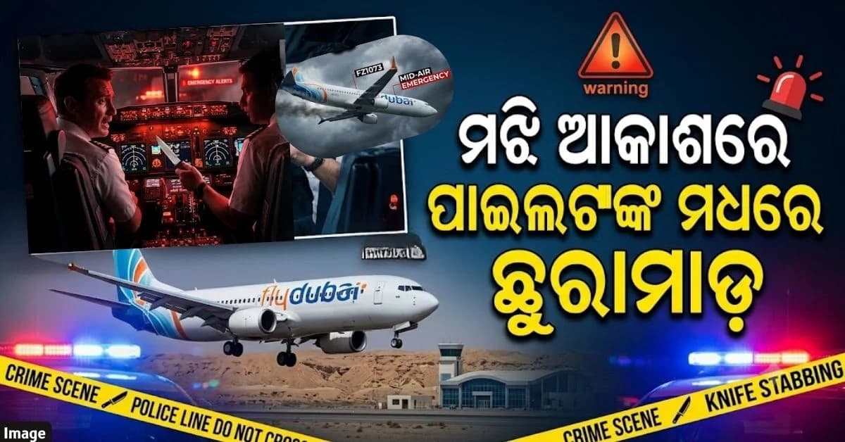 ଦୁଇ ପାଇଲଟଙ୍କ ମଧ୍ୟରେ ଛୁରାମାଡ଼ ପରେ ବିମାନର ଜରୁରୀ ଅବତରଣ