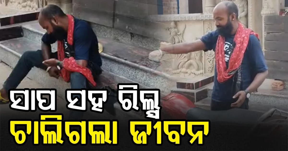 ଯୁବକଙ୍କୁ ମହଙ୍ଗା ପଡ଼ିଲା ସାପ ସହ ରିଲ୍ସ; ଜୀବନ ନେଇଗଲା ନାଗ