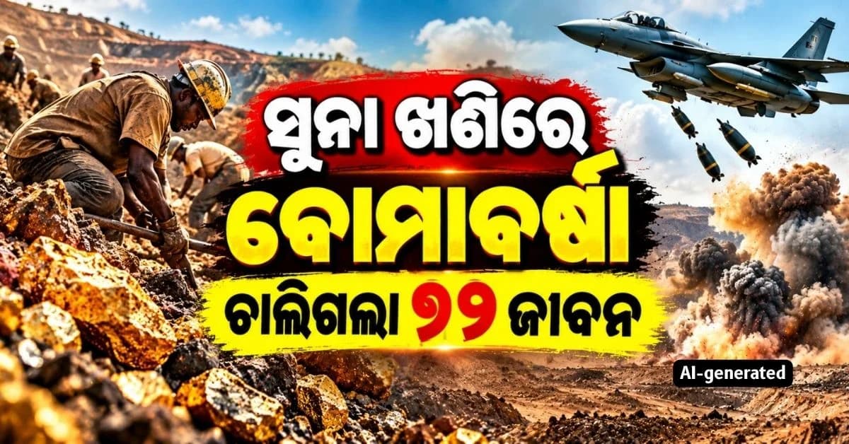 ସୁନା ଖୋଳୁ ଖୋଳୁ ଚାଲିଗଲା ୭୨ ଶ୍ରମିକଙ୍କ ଜୀବନ; ଇଜିପ୍ଟ ବାୟୁସେନାକୁ ଦାୟୀ କଲା ସୁଡାନ