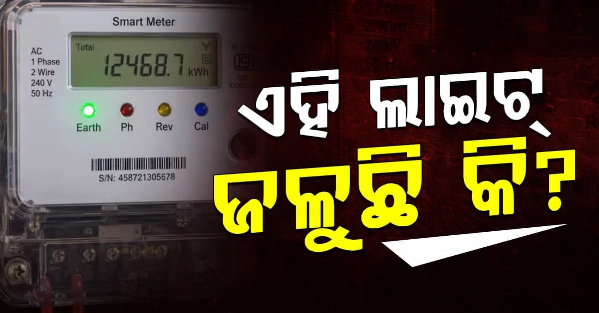 ବିଦ୍ୟୁତ୍ ମିଟରର ଏହି ଲାଇଟ୍ ଜଳୁଛି କି? ଡବଲ୍ ହୋଇପାରେ ବିଦ୍ୟୁତ୍ ବିଲ୍