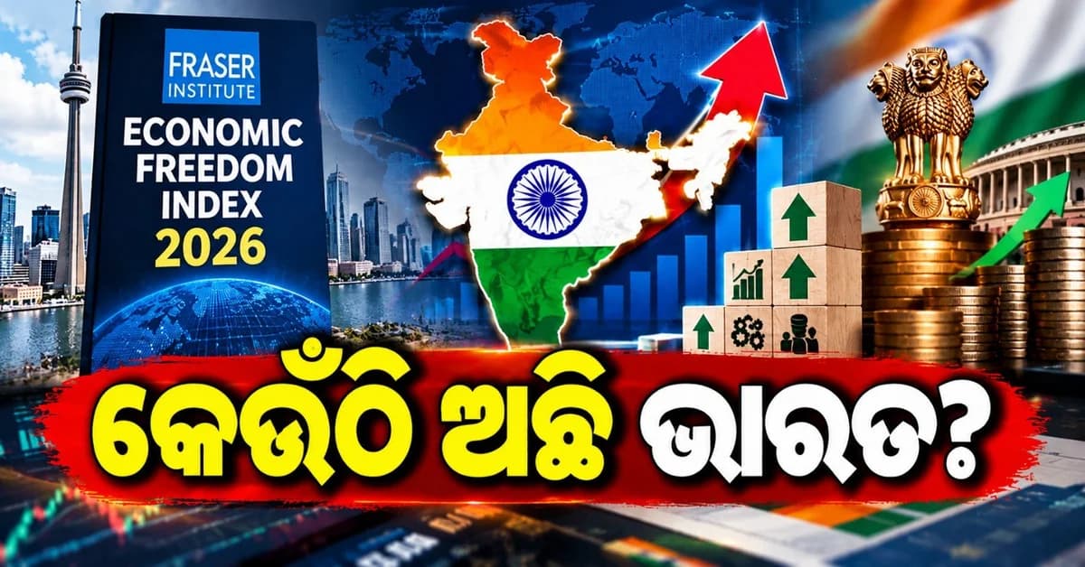 ପ୍ରକାଶ ପାଇଲା ଅର୍ଥନୈତିକ ସ୍ୱାଧିନତା ସୂଚକାଙ୍କ ତାଲିକା; ଆଗରେ ଭାରତ, ପଛରେ ପଡ଼ିଗଲେ ପଡ଼ୋଶୀ