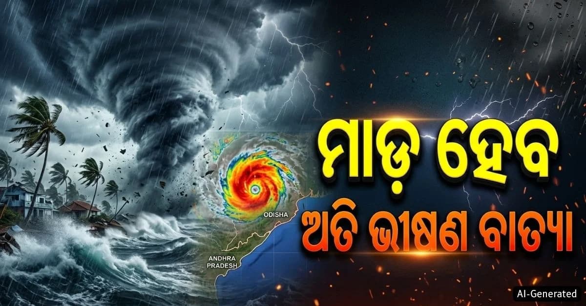 ସୃଷ୍ଟି ହେଲା ଅବପାତ; ବାତ୍ୟା ସ୍ଥଳଭାଗ ଛୁଇଁବା ବେଳେ ୧୧୫ରୁ ୧୨୫ କିମି ବେଗରେ ପବନ