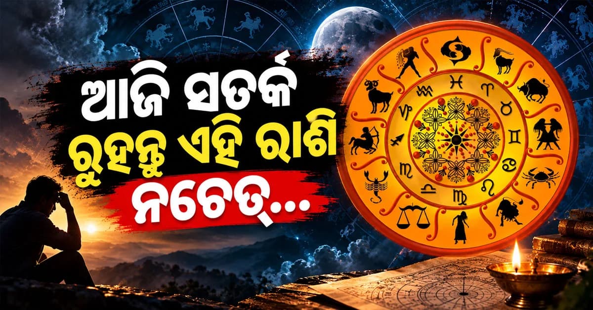ଆଜି ଅକ୍ଟୋବର ୨୬ ତାରିଖ, ସୋମବାର…ଜାଣନ୍ତୁ କେଉଁ ରାଶି ପାଇଁ କିପରି ରହିବ ଦିନ?