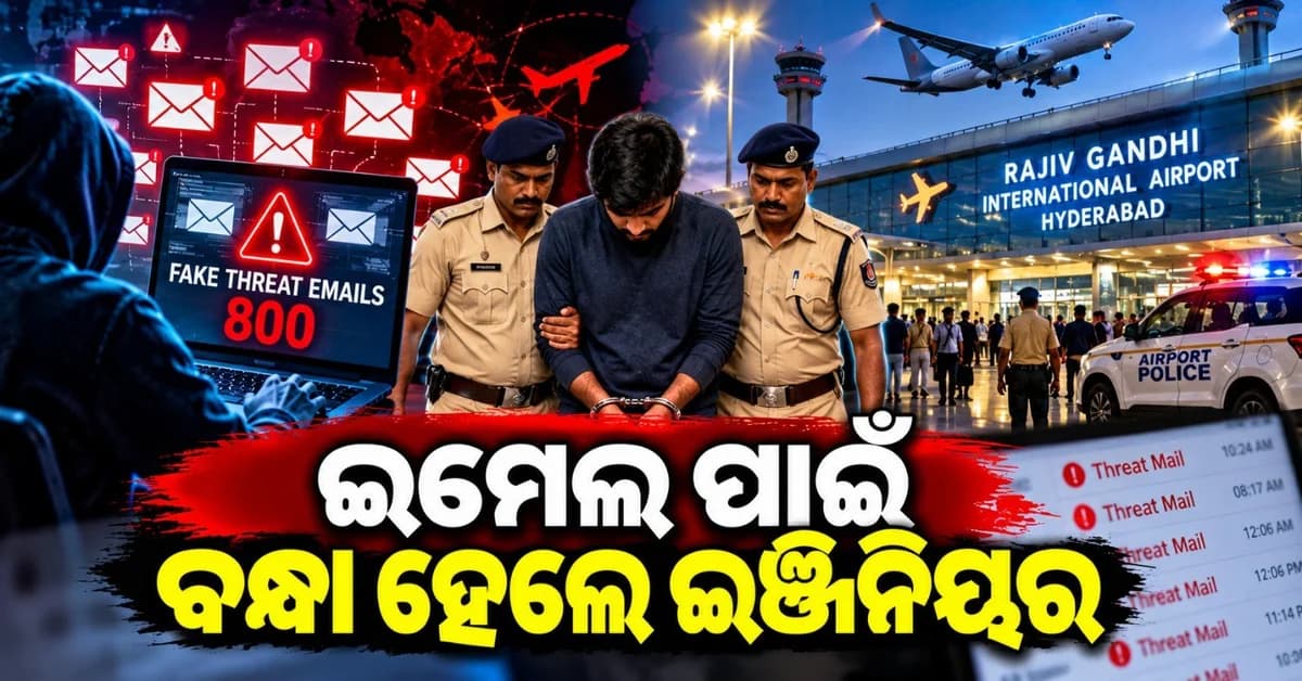 ବନ୍ଧା ହେଲେ ସଫ୍ଟୱେର୍ ଇଞ୍ଜିନିୟର; ଦେଶ ସାରା ଦେଇଥିଲେ ୮ ଶହରୁ ଅଧିକ ଧମକ
