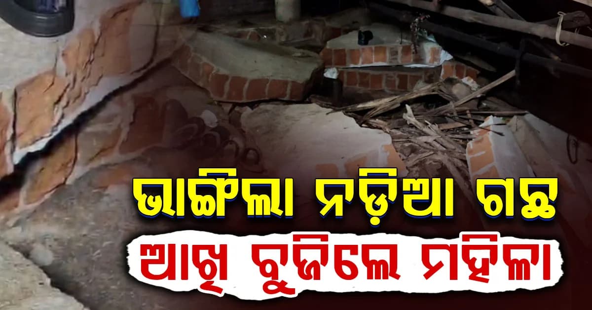 ପବନରେ ଭାଙ୍ଗିଲା ନଡ଼ିଆ ଗଛ; ରୋଷେଇ ଘର କାନ୍ଥ ଭୁଶୁଡ଼ି ଚାଲିଗଲା ମହିଳାଙ୍କ ଜୀବନ