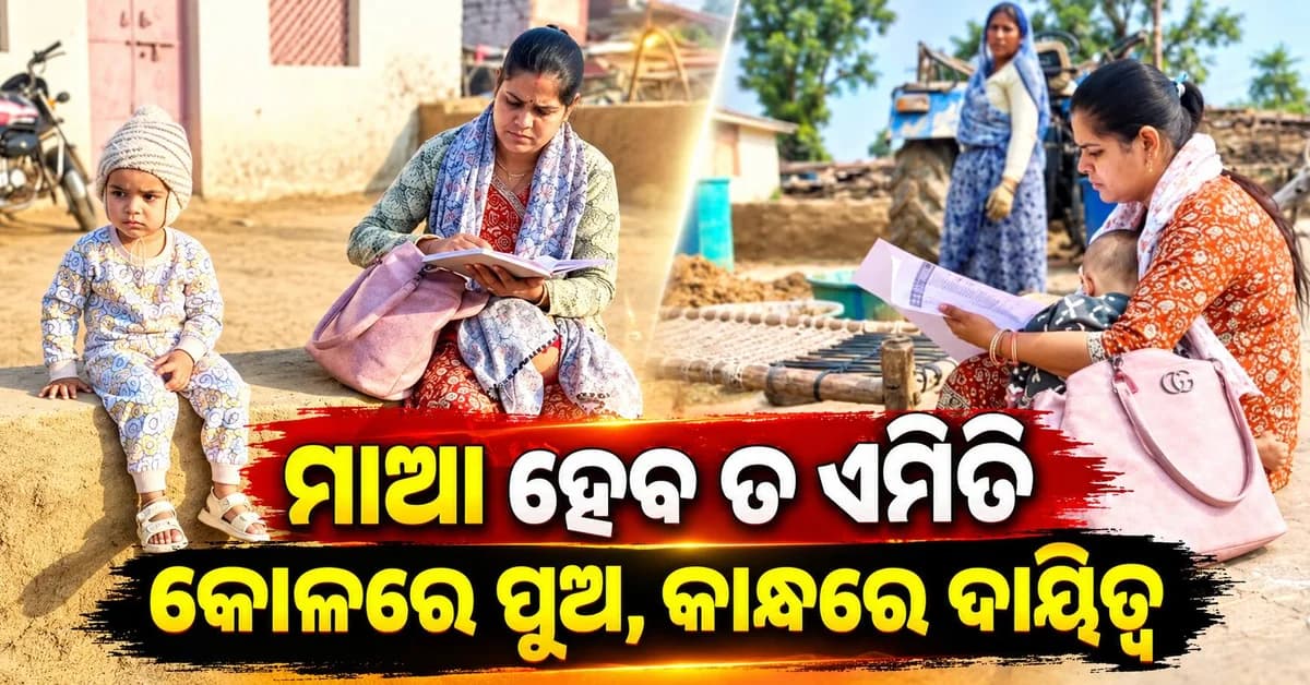 କୋଳରେ ଶିଶୁ, ହାତରେ ସରକାରୀ କାମ... ସନ୍ଧ୍ୟାଙ୍କୁ ନେଇ ସବୁଠି ଚର୍ଚ୍ଚା