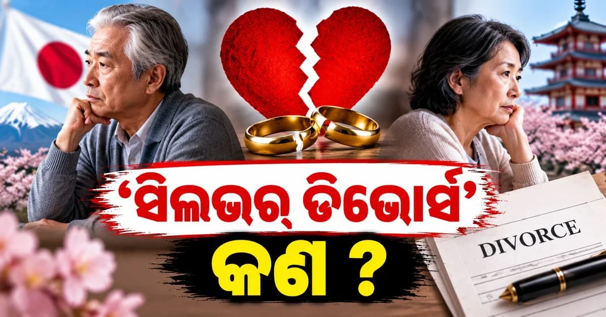 ଜାପାନରେ ବଢୁଛି ‘ସିଲଭର ଡିଭୋର୍ସ’ ଟ୍ରେଣ୍ଡ୍, ୨୦ ବର୍ଷର ସଂସାର ପରେ କାହିଁକି ଅଲଗା ହେଉଛନ୍ତି ଦମ୍ପତି ?