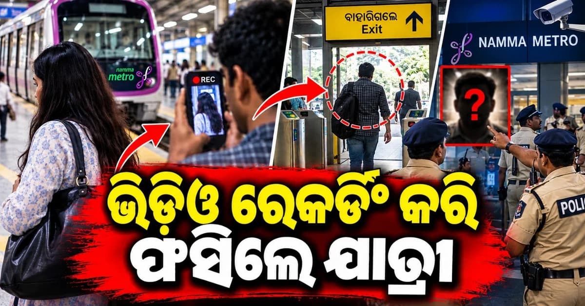 ଯାତ୍ରା ବେଳେ ଗୁପ୍ତରେ କରୁଥିଲେ ଭିଡି଼ଓ ରେକର୍ଡଂ; ଧରାପଡ଼ିଲେ ପୁରୁଷ ଯାତ୍ରୀ