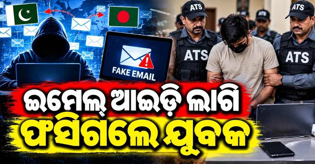 ଇମେଲ୍ ଆଇଡ଼ି ପାଇଁ ବନ୍ଧା ହେଲେ ଯୁବକ; ତିଆରି କରିବା ପରେ ପାକିସ୍ତାନ-ବାଂଲାଦେଶ ଲୋକଙ୍କୁ କରିଥିଲେ ବିକ୍ରି