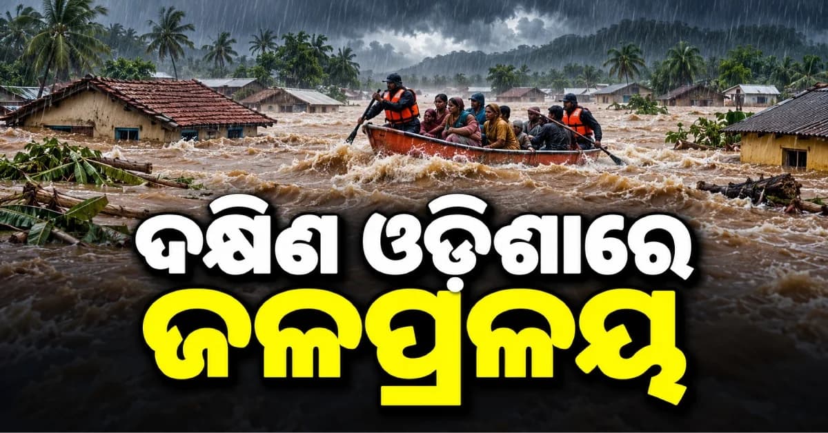 ‘ଅର୍ଣ୍ଣବ’ ପ୍ରଭାବରେ ଦକ୍ଷିଣ ଓଡ଼ିଶାରେ ଜଳପ୍ରଳୟ, ପାଣିରେ ବୁଡ଼ିଛି ଅଧା ଗଞ୍ଜାମ