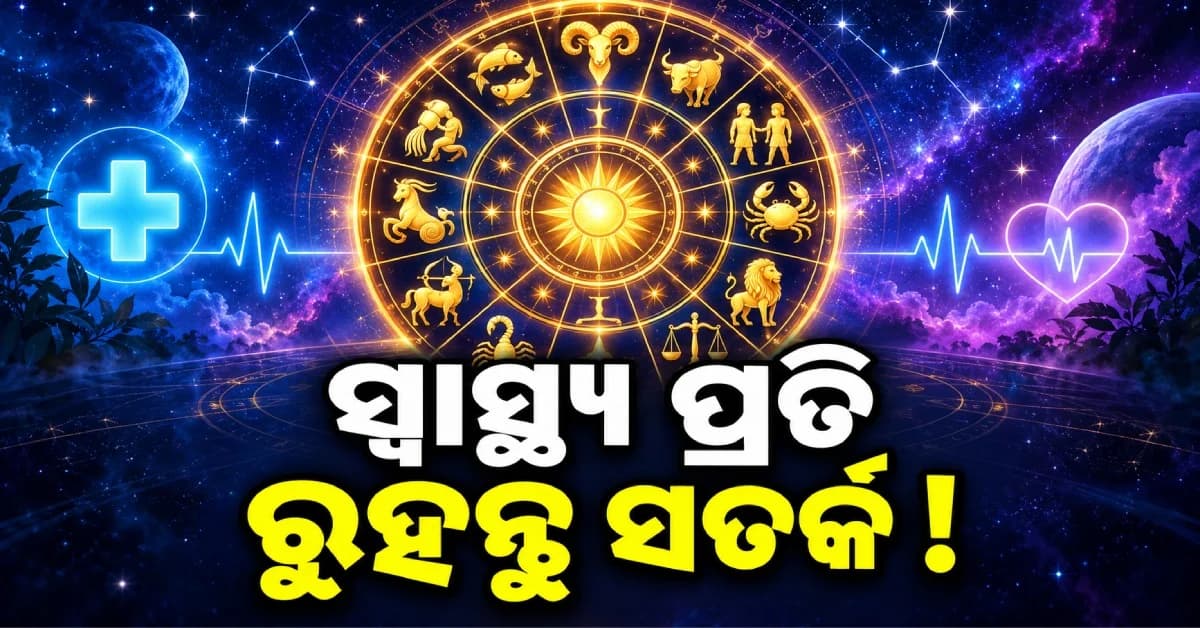 ଆଜିର ରାଶିଫଳ: ଚାକିରିରେ ବଢ଼ିବ କାମର ଚାପ, ସ୍ୱାସ୍ଥ୍ୟ ପ୍ରତି ରୁହନ୍ତୁ ସତର୍କ