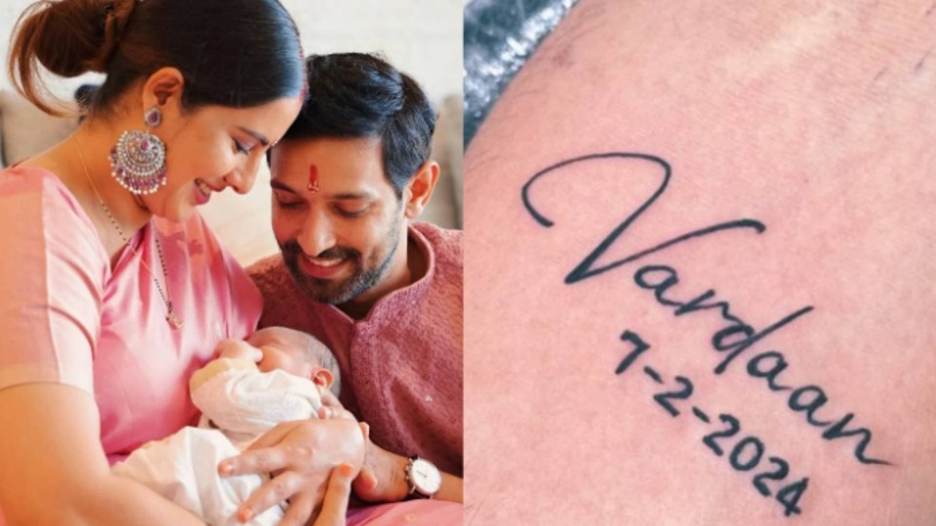Vikrant Massey gets his son Vardaan's name inked on arm, shares pic