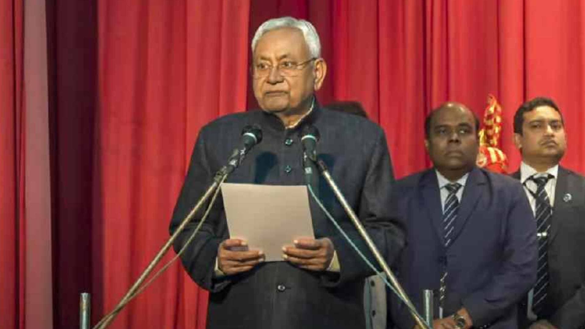 Nitish Kumar Takes Oath As Bihar Chief Minister For Record Ninth Time
