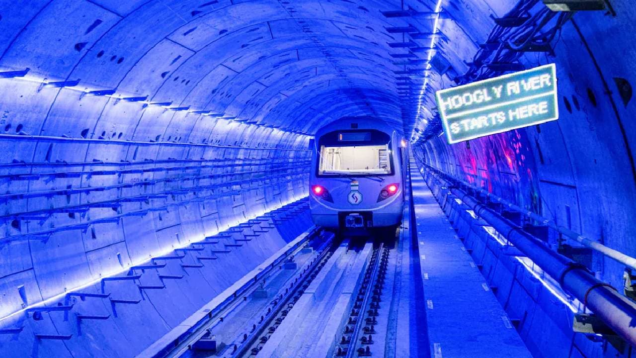 India's First Underwater Metro Service In Kolkata Opens For Public