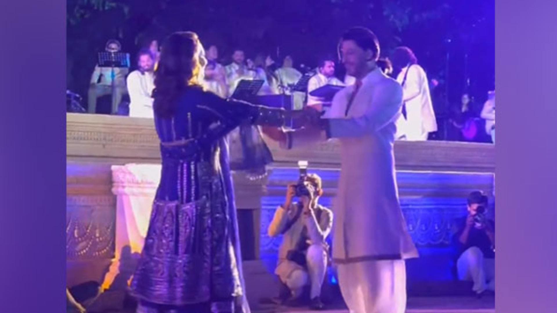 SRK-Gauri Khan Groove To 'Main Yahaan Hoon' At Anant-Radhika's Pre-Wedding Festivities