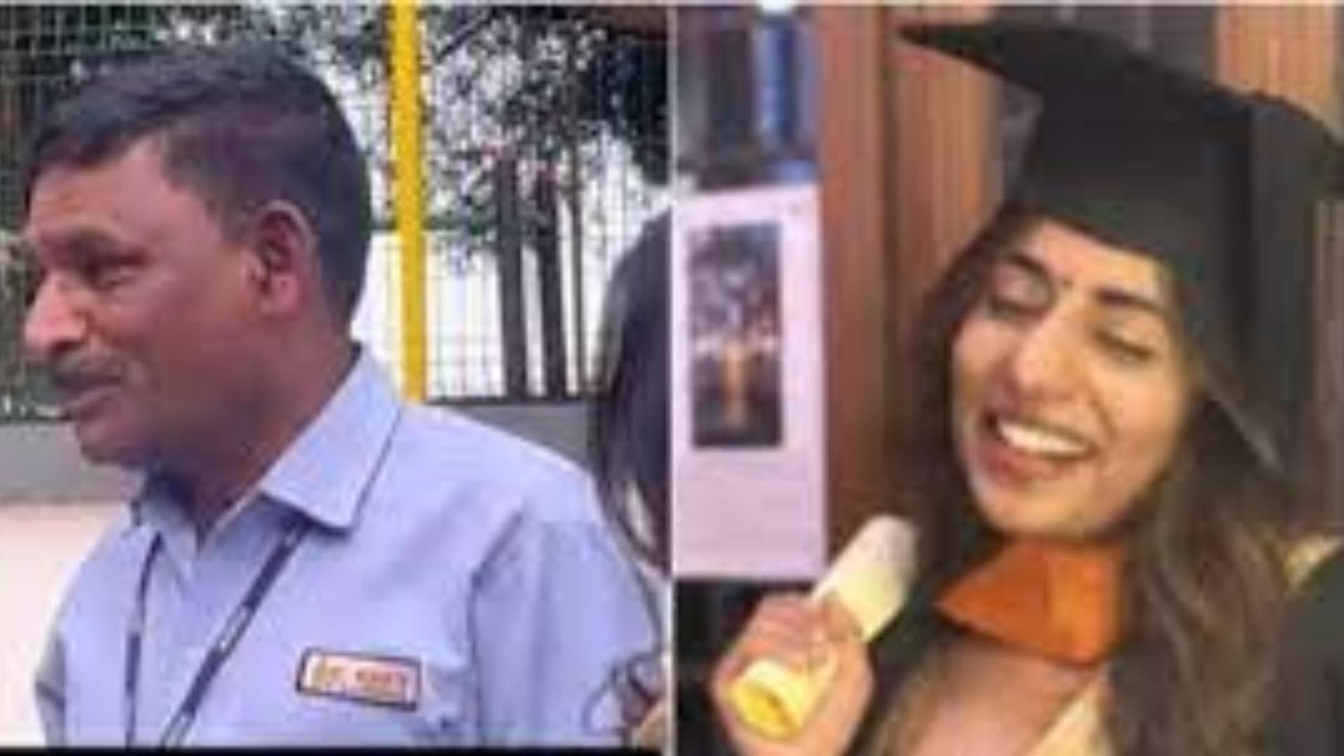 Security Guard's Daughter Graduates From UK College, Heartwarming Video Goes Viral