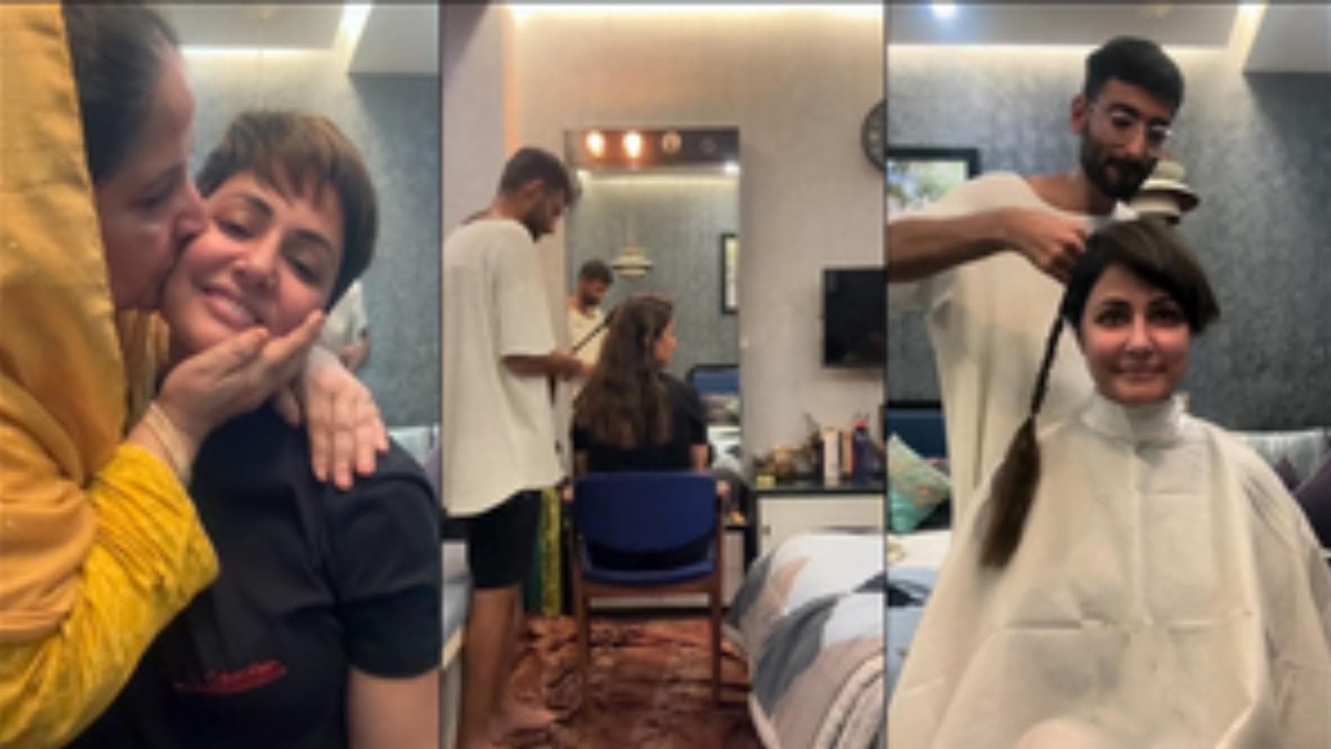 As she battles cancer, Hina chooses to let go of her 'beautiful hair before it starts falling off'