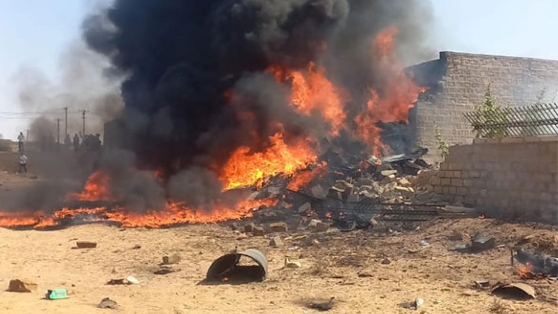Rajasthan: IAF Aircraft Crashes Near Jaisalmer, Pilot Ejects Safely