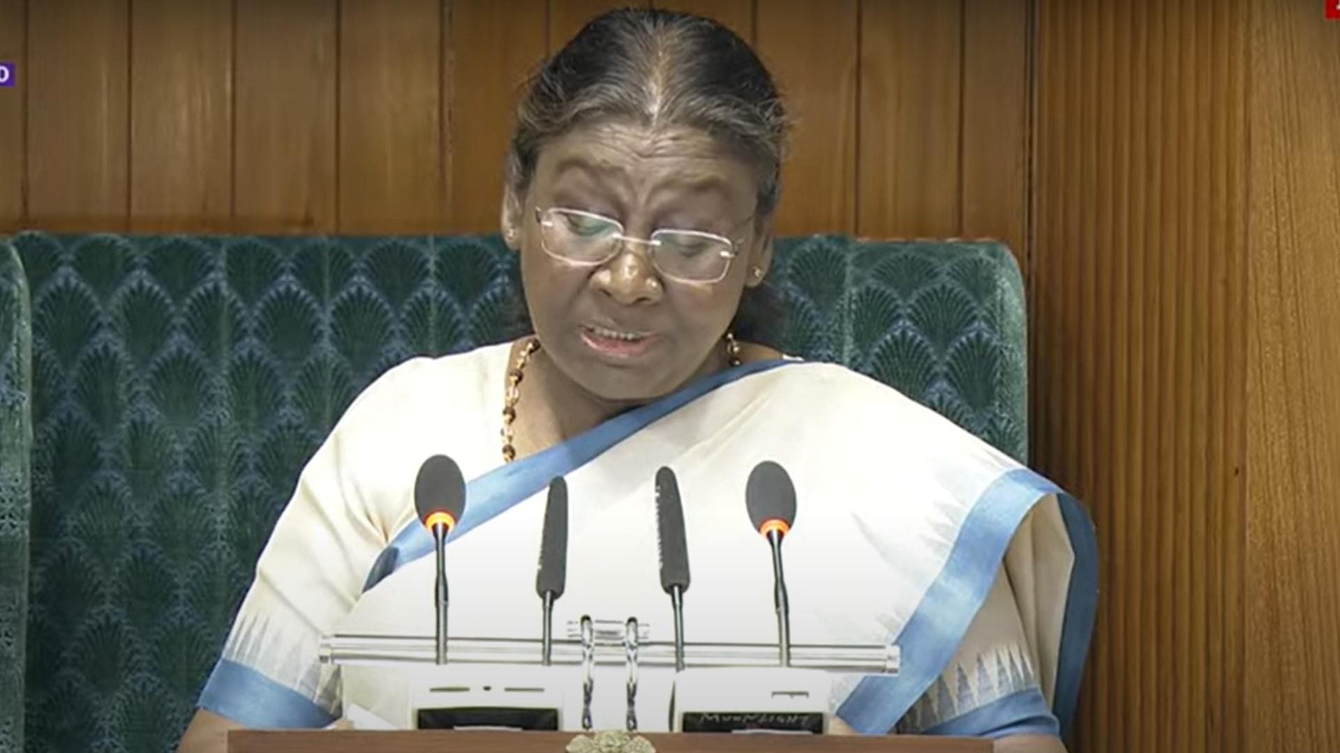 President Droupadi Murmu Addresses Joint Session Of Parliament