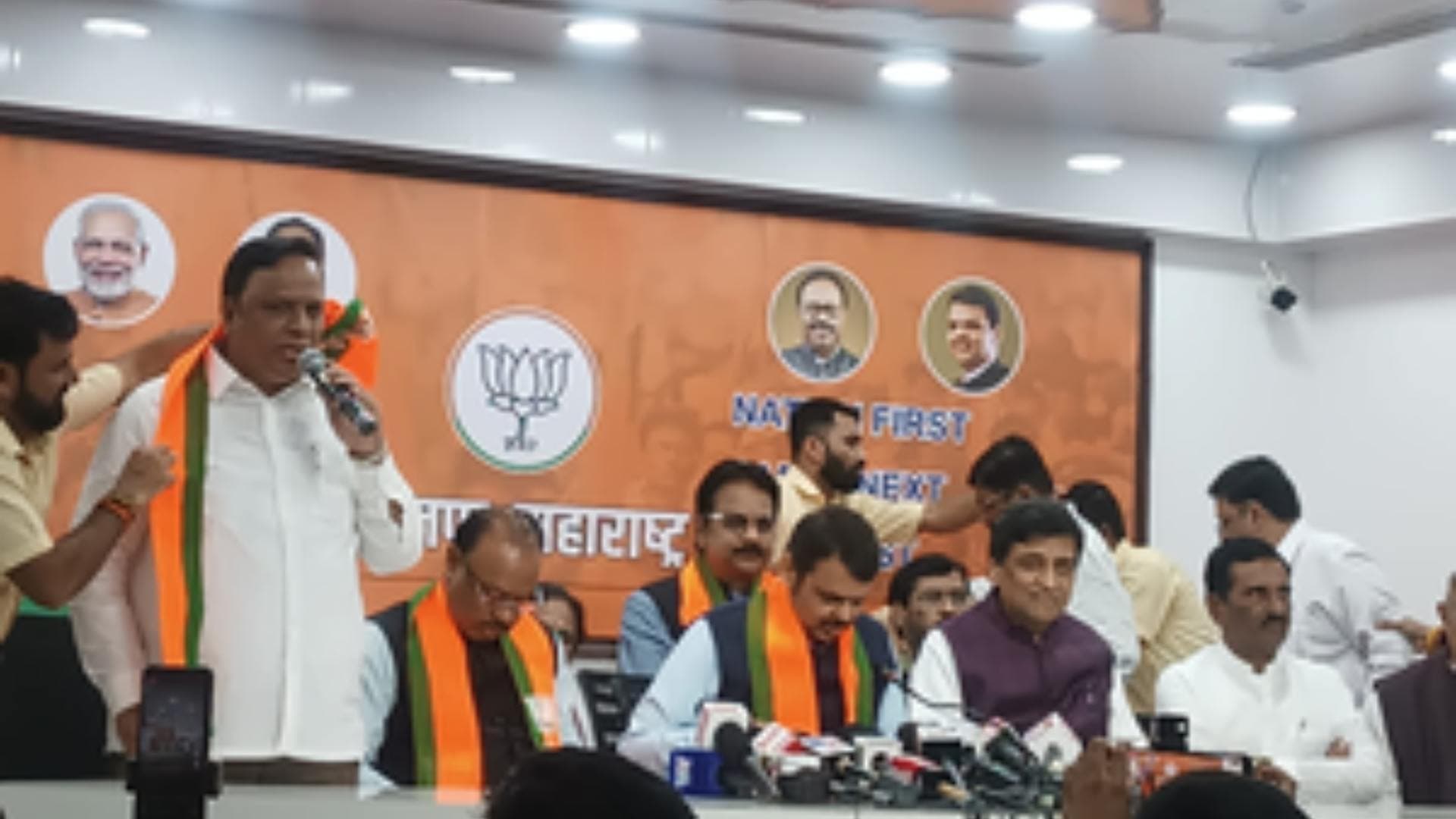 Ex-Maha CM Ashok Chavan Joins BJP