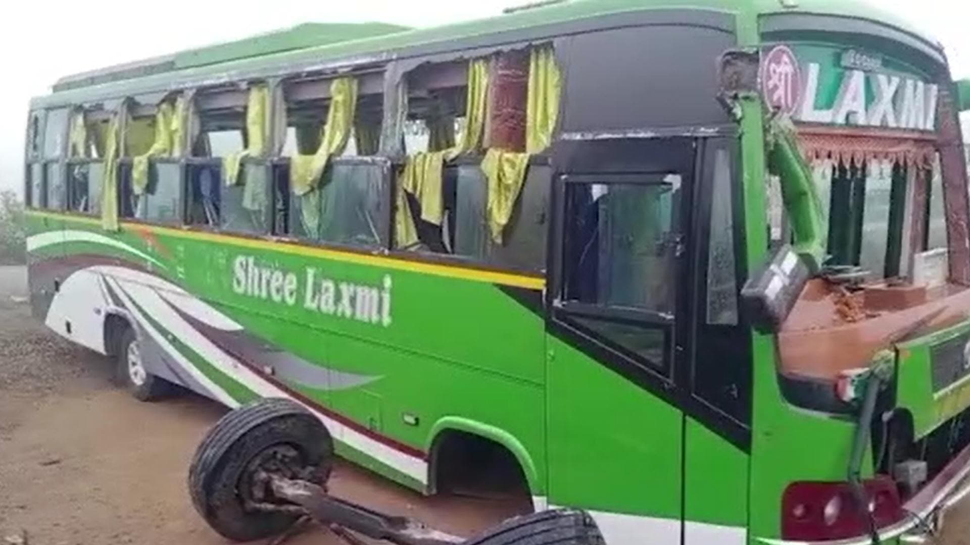 10 Injured As Bus Overturns In Athagarh