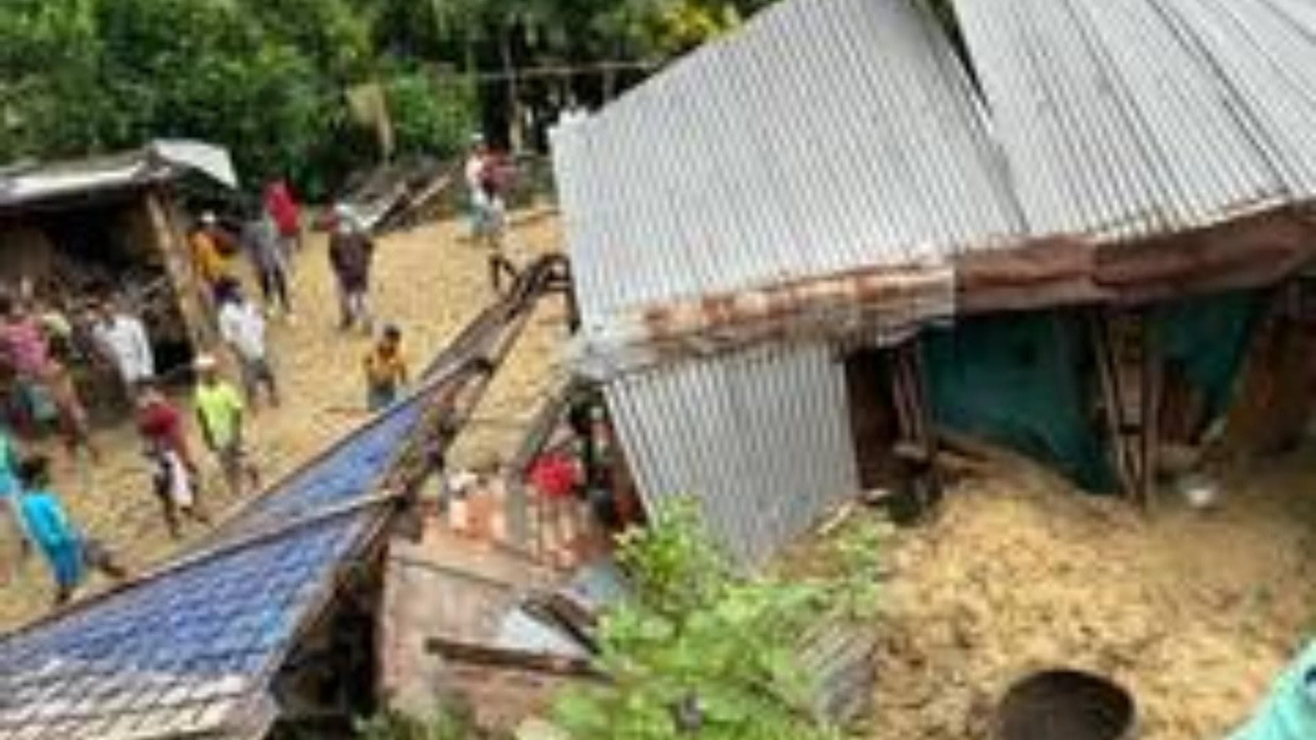 Assam: Five including four of a family killed in landslide in Karimganj district
