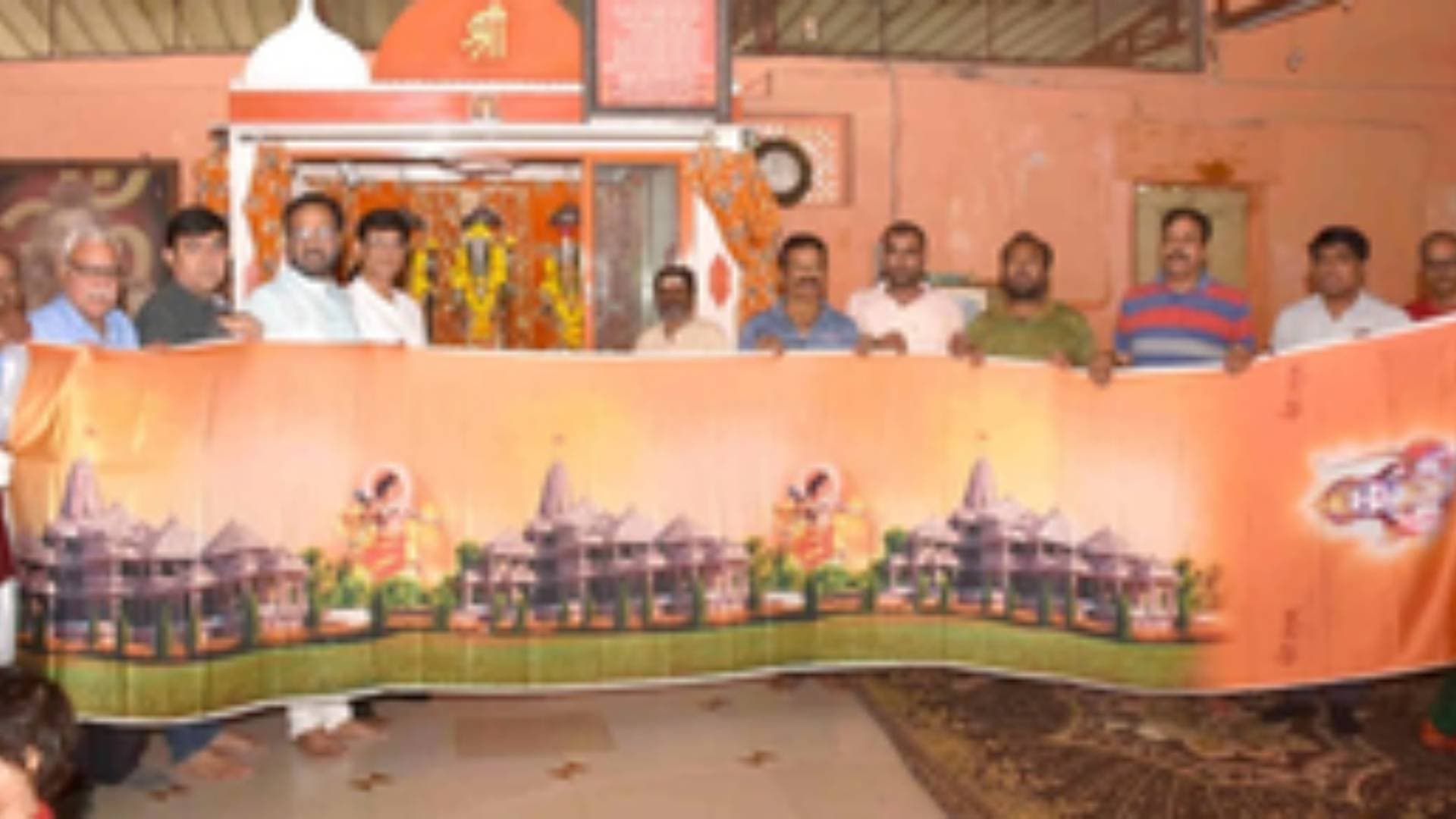 Varanasi Saris Play On Ram Temple Theme