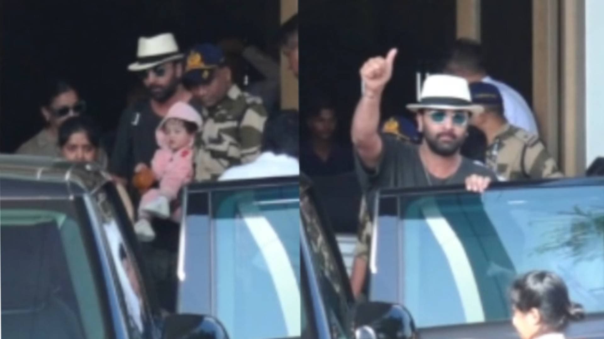Ranbir, Alia With Their Daughter Raha Return To Mumbai From New Year Vacay