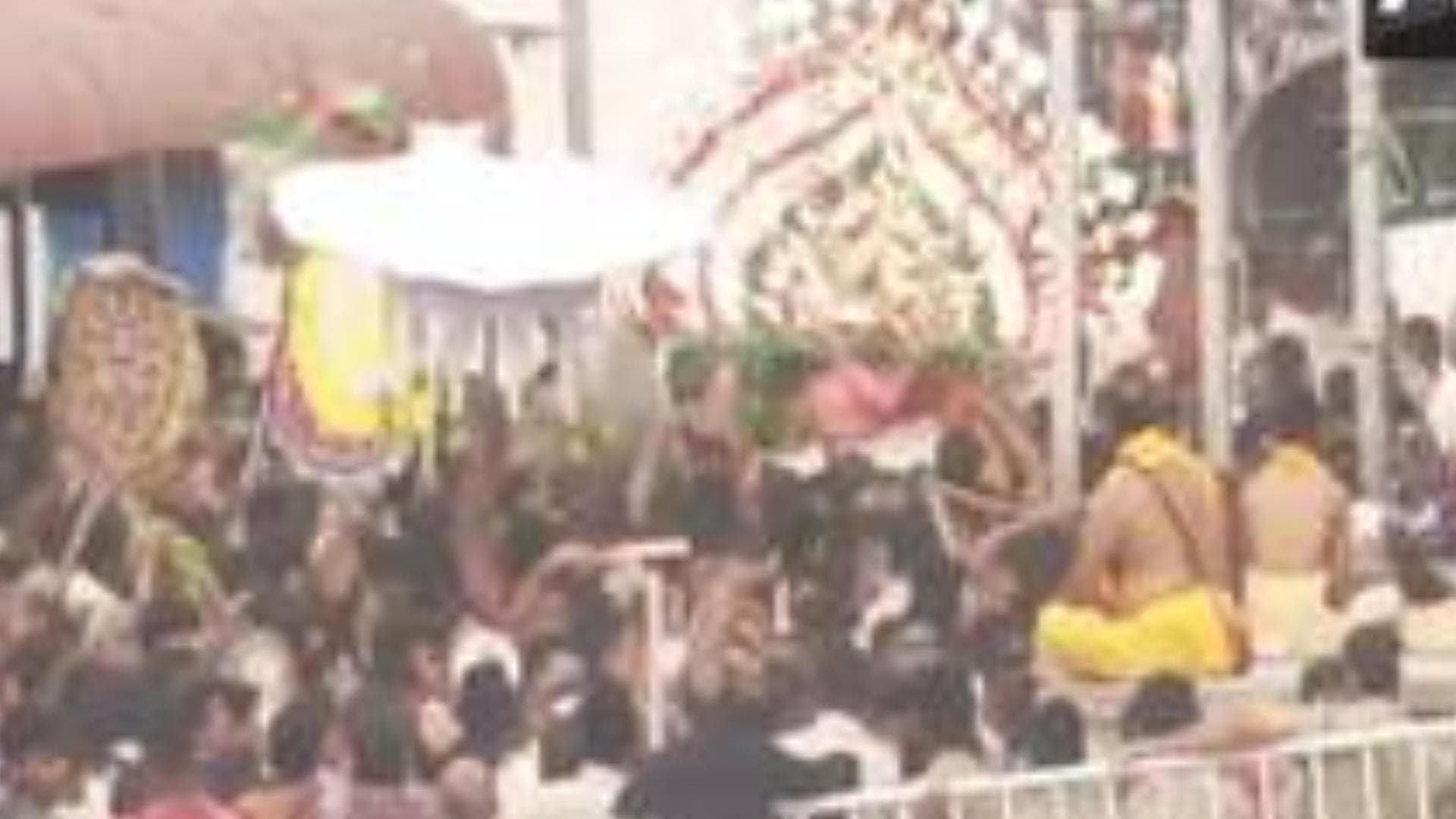 Odisha: Thousands Of Devotees Gather In Puri To Witness 'Snana Yatra' Of Holy Trinity