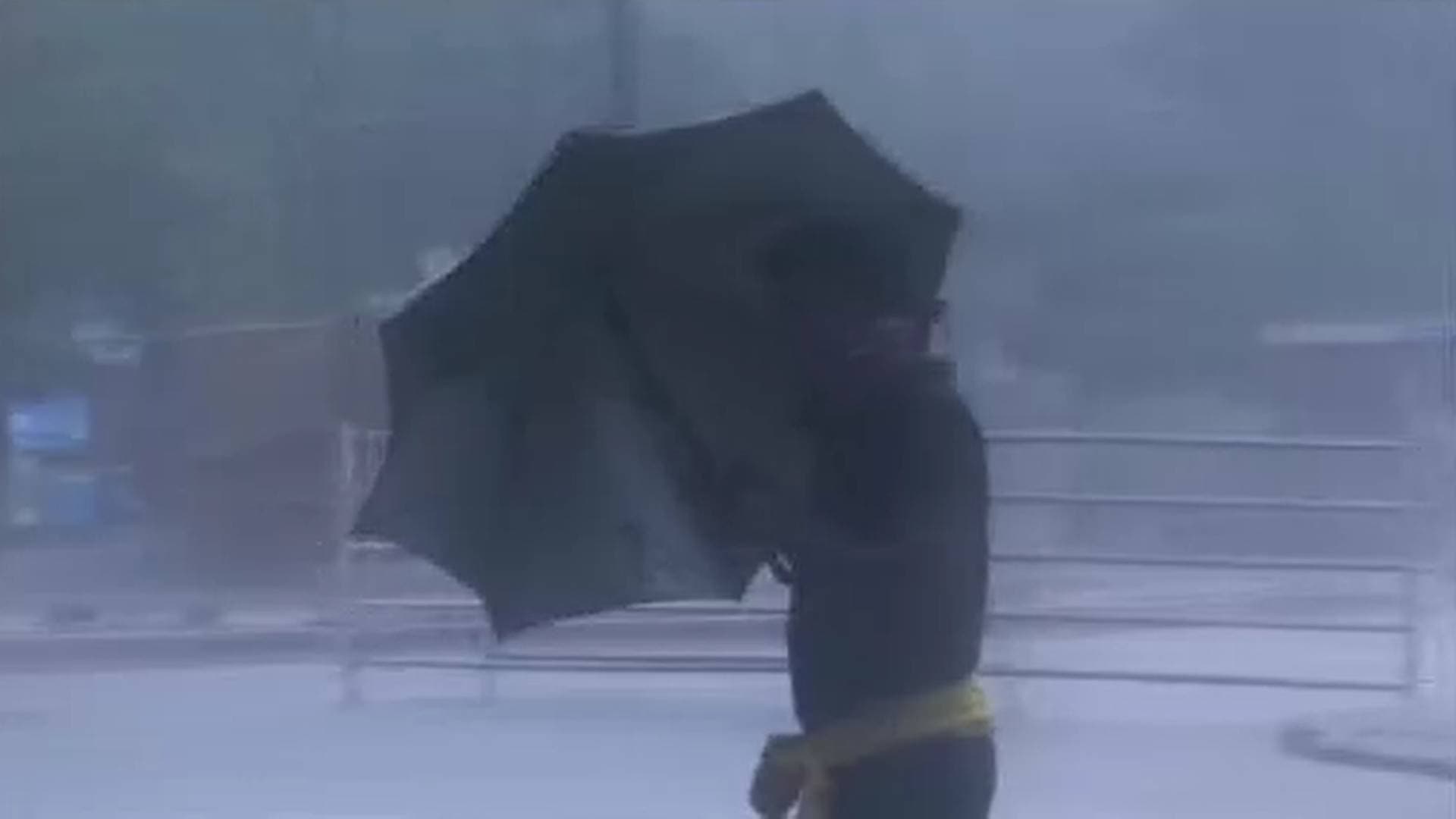 Light Drizzle In Twin City Adds Chill To Weather