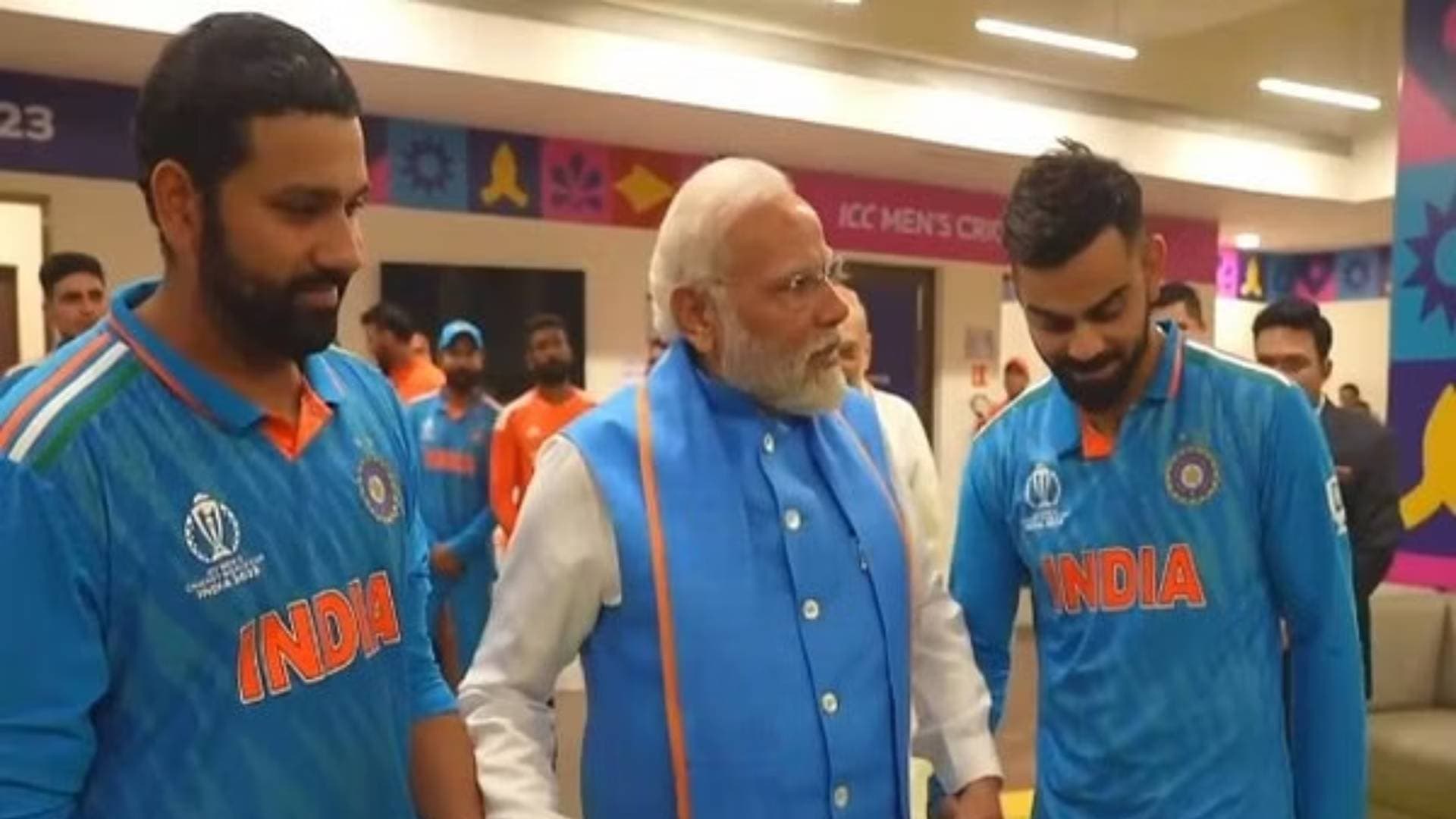 Sehwag Hails PM Modi's Visit To Indian Dressing Room, Scoffs At Critics