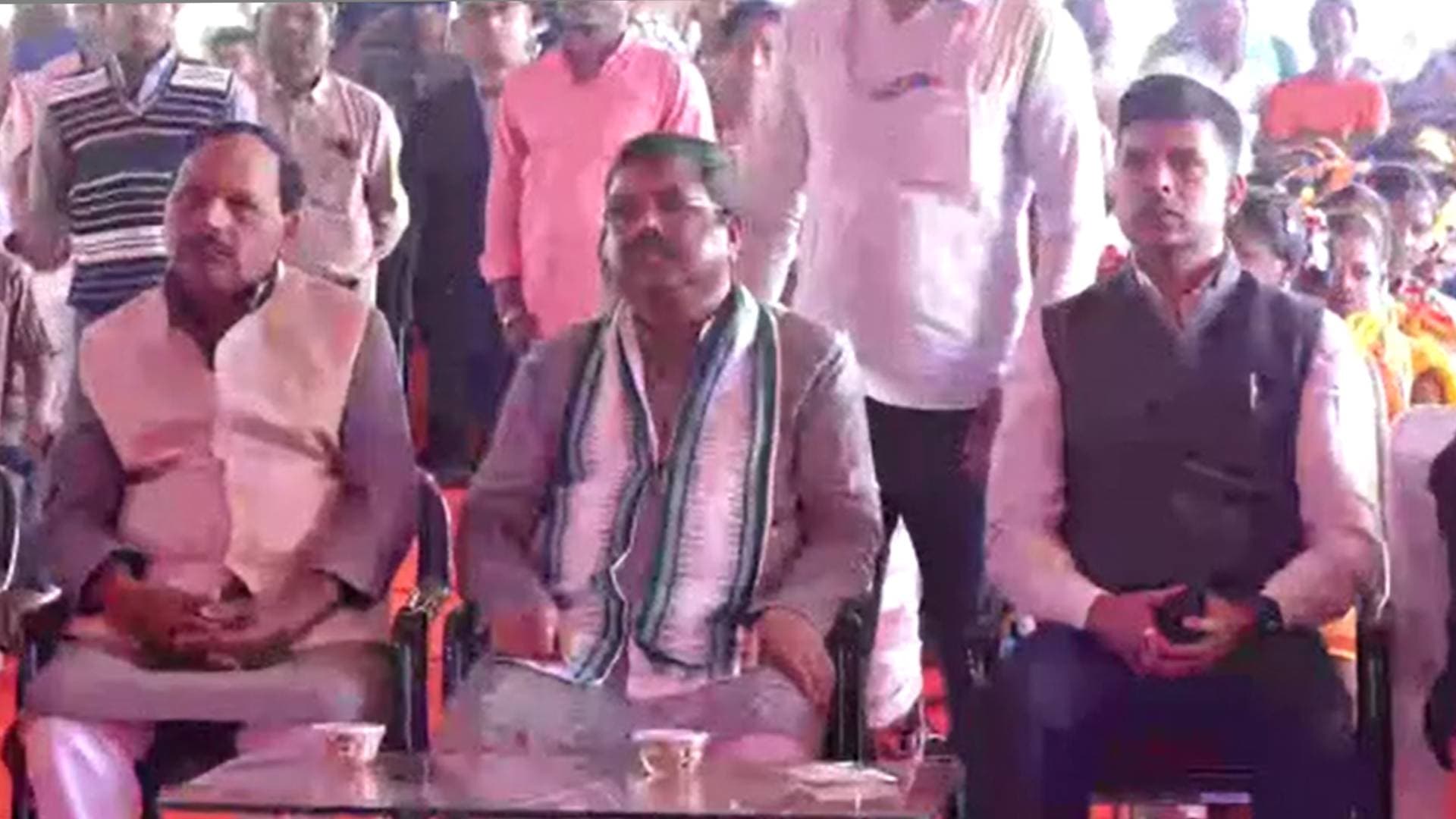 Union Minister Pradhan Joins PM-JANMAN Programme In Deogarh