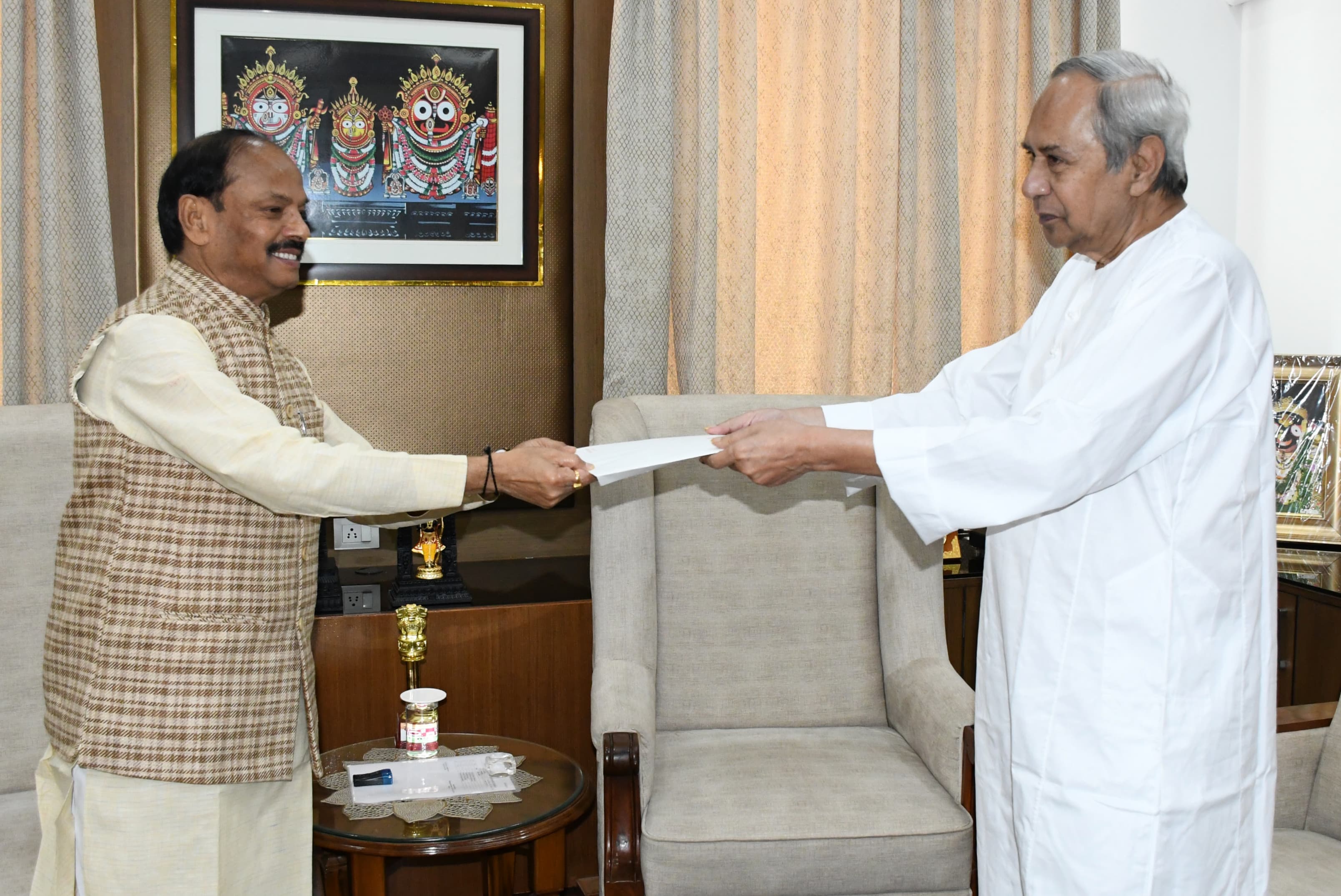 CM Naveen Patnaik Submits Resignation To Governor