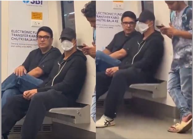 Bollywood Biggie Akshay Kumar Hits the Mumbai Metro