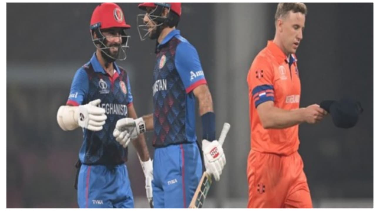 CWC 2023: Afghanistan win over Netherlands with 7-wickets