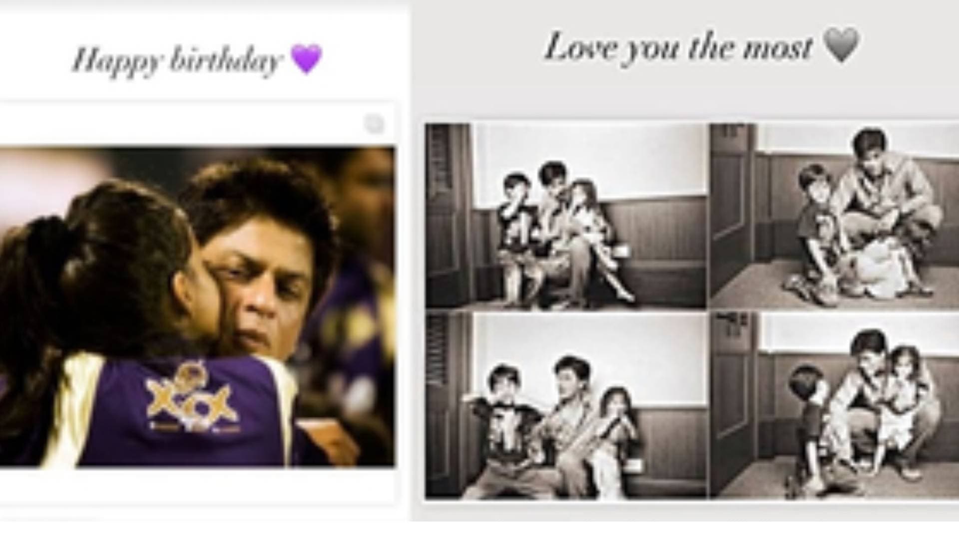 Suhana Shares Heartwarming Pics, Wishes Dad SRK On His B'day