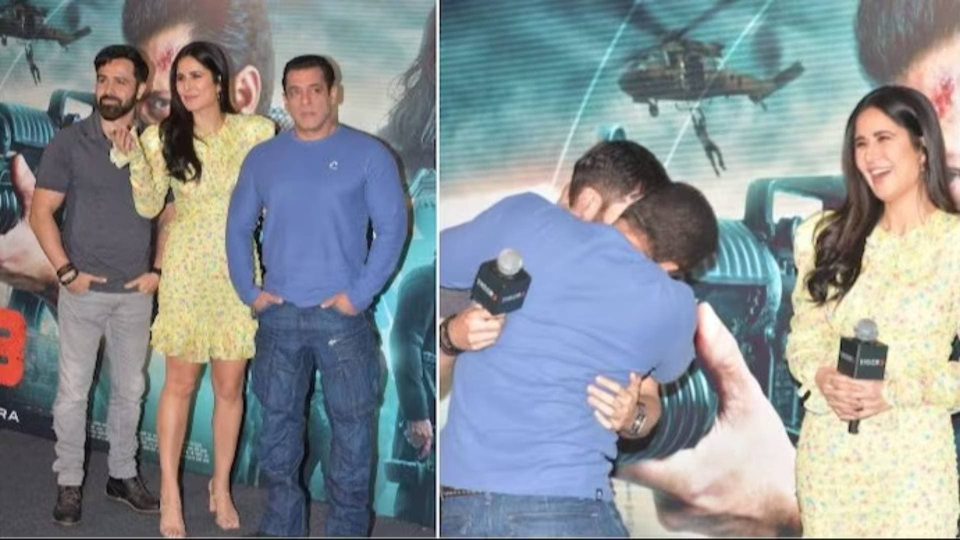 Salman Khan's 'Kissing Scene' With Emraan Hashmi At 'Tiger 3' Success Event, Video Goes Viral