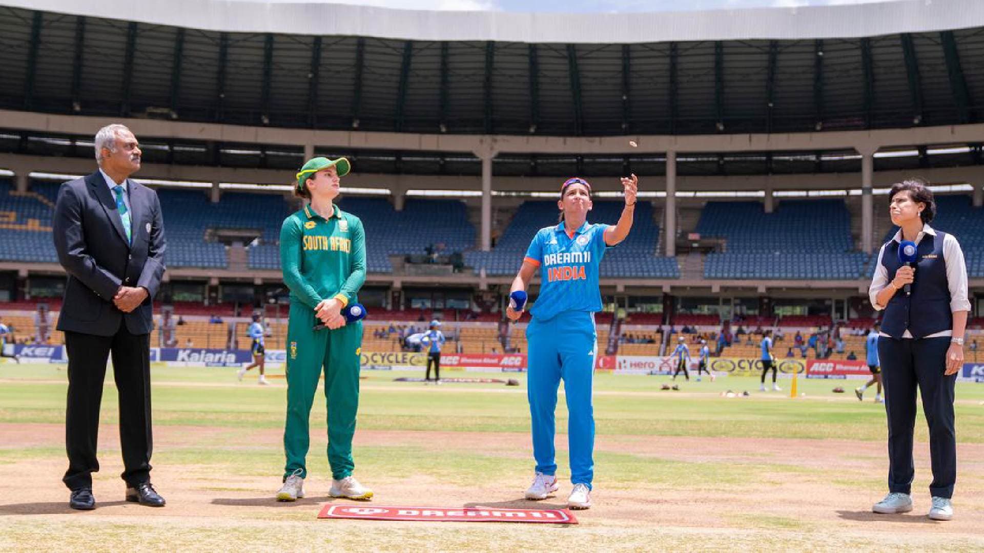 Priya, Shreyanka Come In As SA Opt To Bat First Against India In 3rd ODI