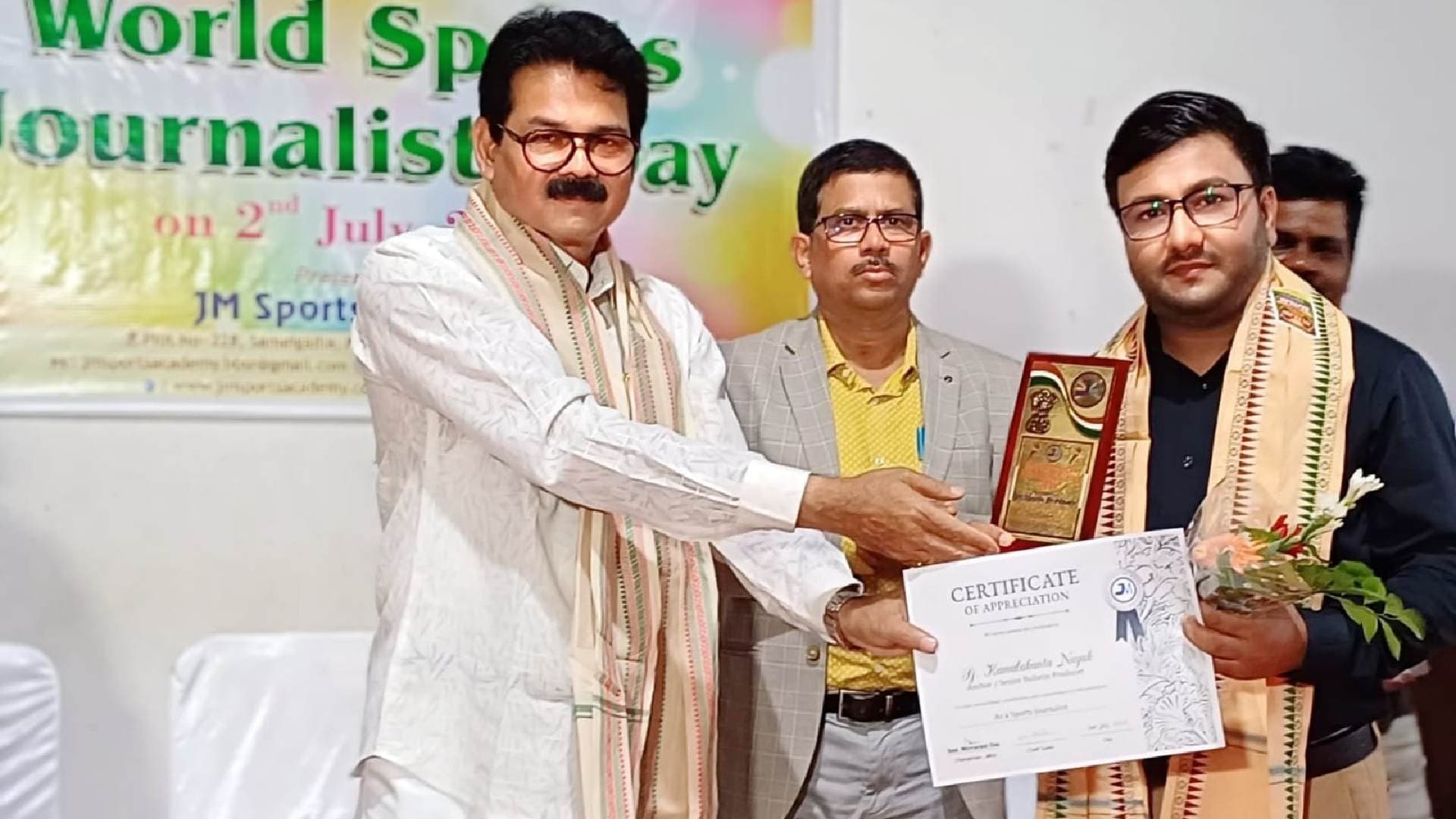 Argus Journalist Kamalakanta Nayak Felicitated