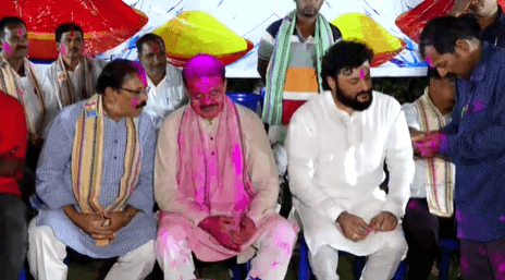 Anubhav Joins Bhartruhari Mahtab's Get-Together In Cuttack