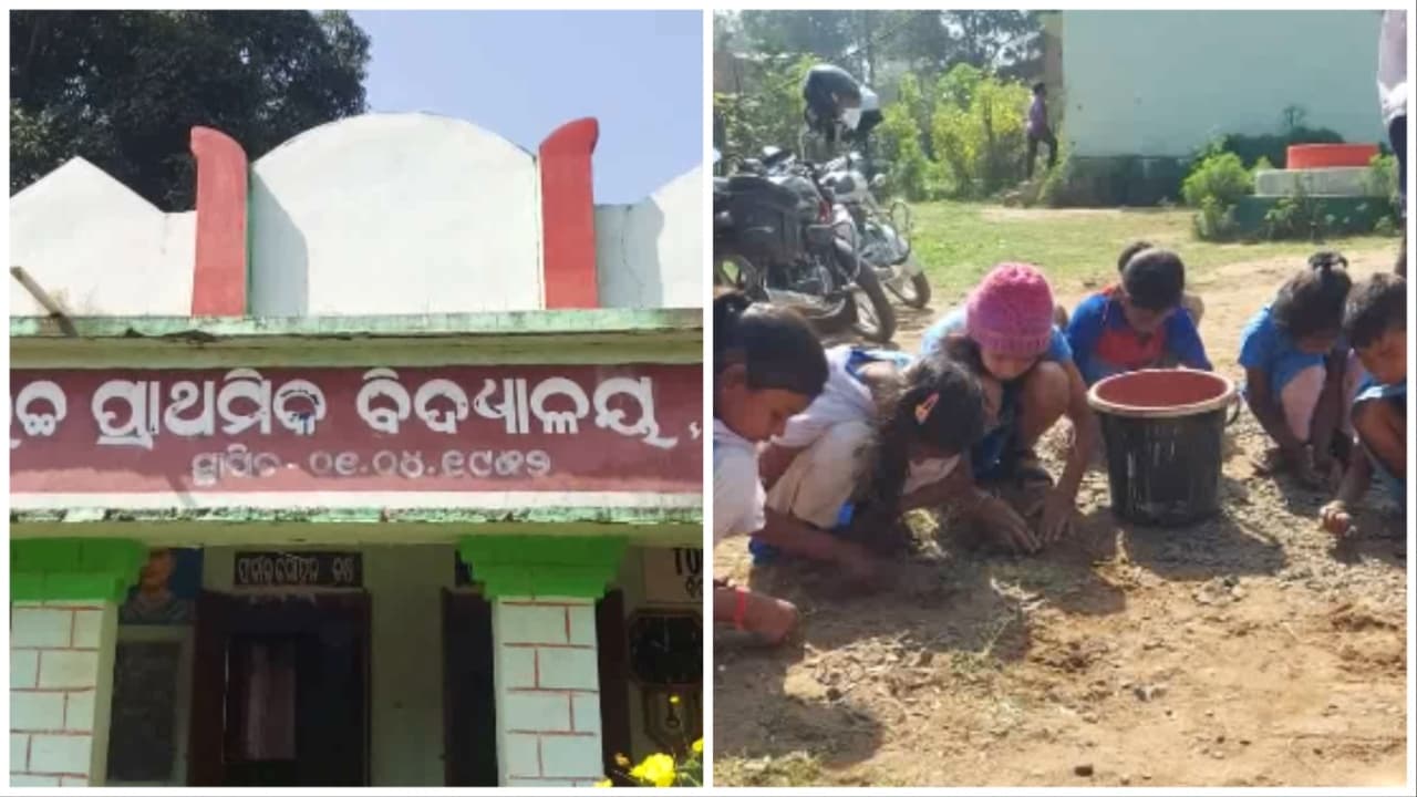 Kandhamal: Students Engaged In Cleaning Govt School Premises