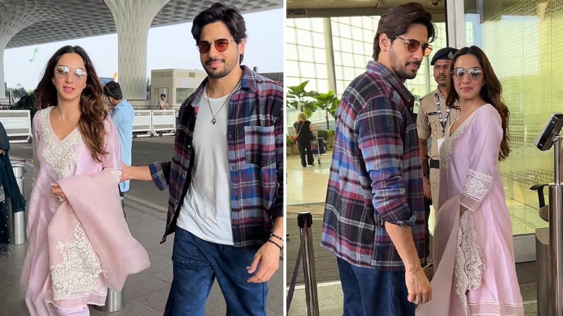 Sidharth, Kiara Arrive In Delhi To Celebrate Their First Diwali Post Wedding