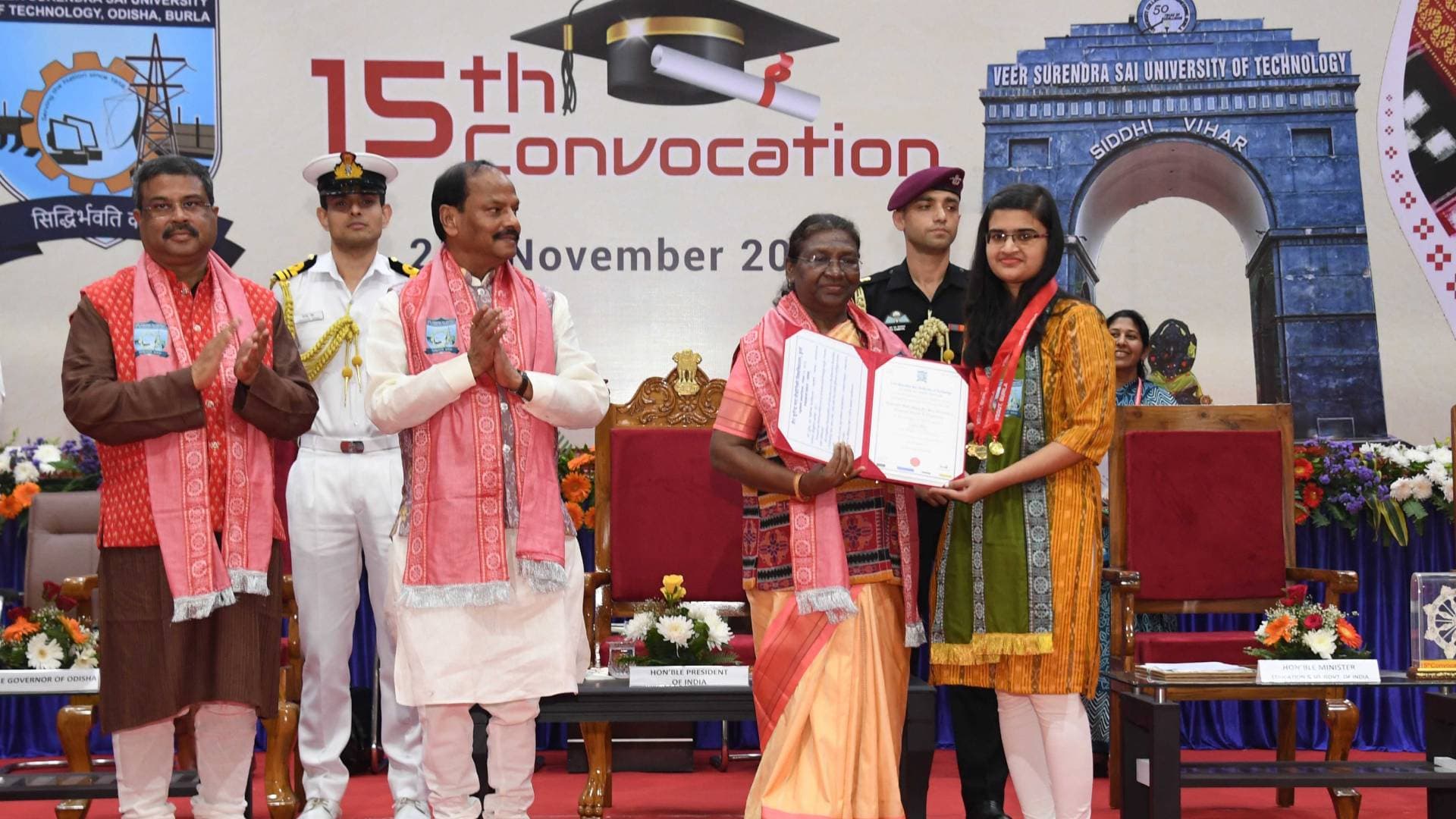 President Murmu Addresses Annual Convocation of Veer Surendra Sai University of Technology In Odisha