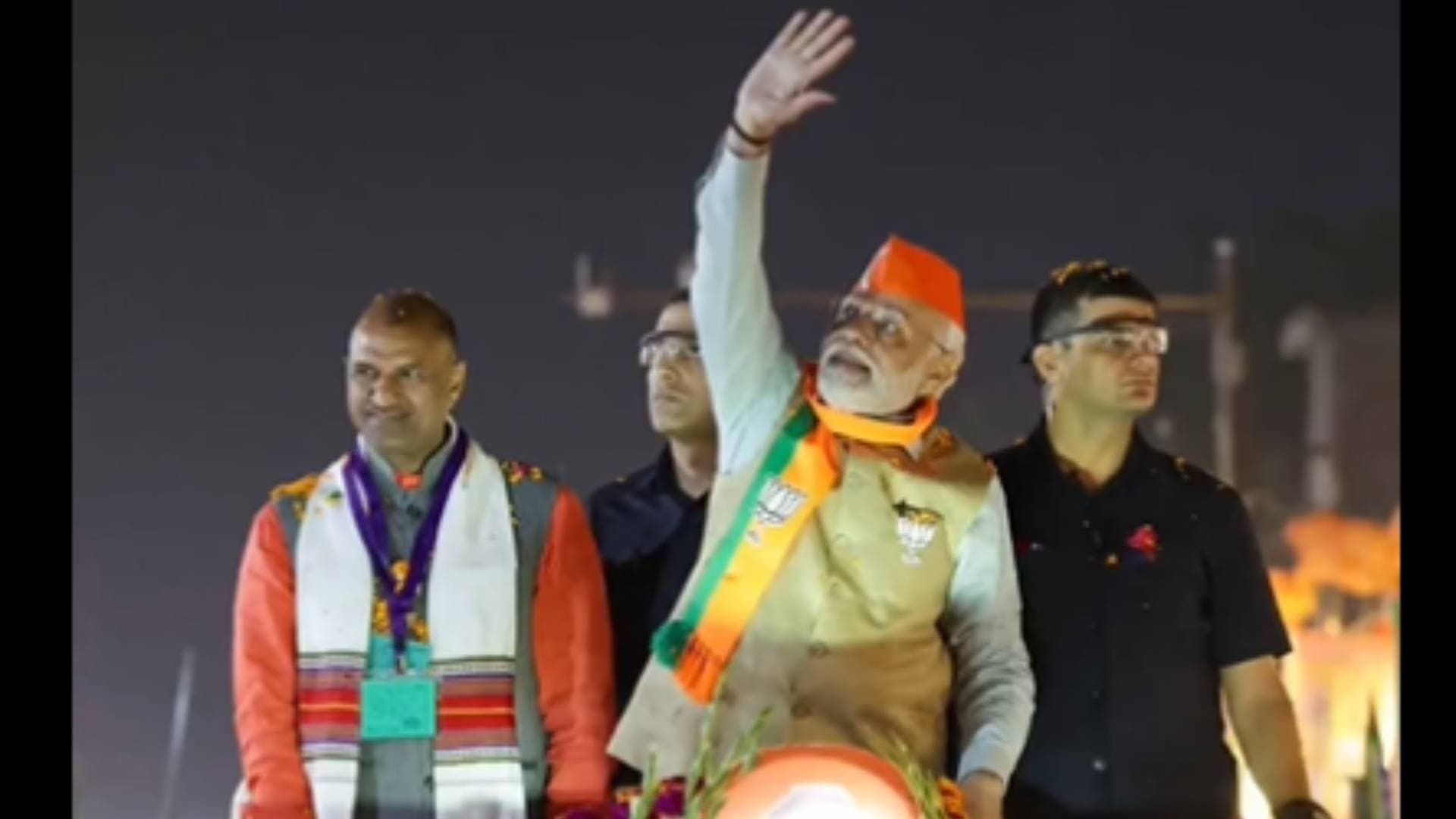 PM Modi Holds Roadshow In Jaipur