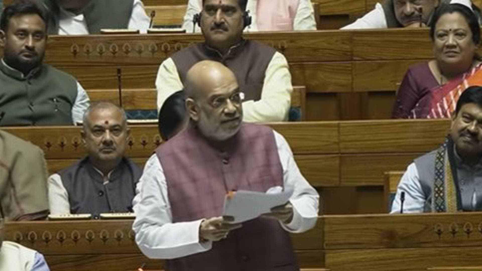 "PoK Hamara Hai": Amit Shah In Parliament