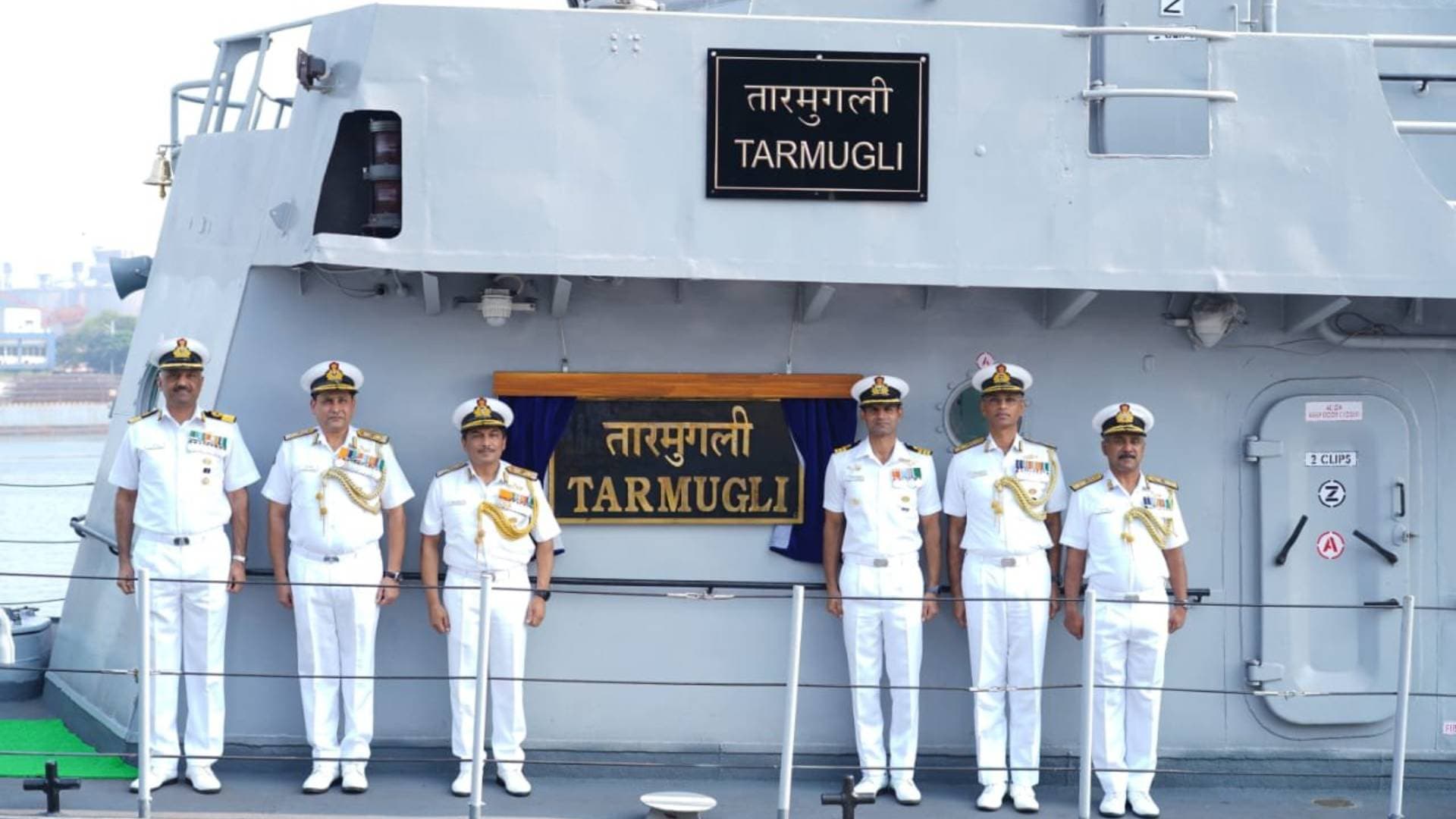 Indian Navy Commissions INS Tarmugli