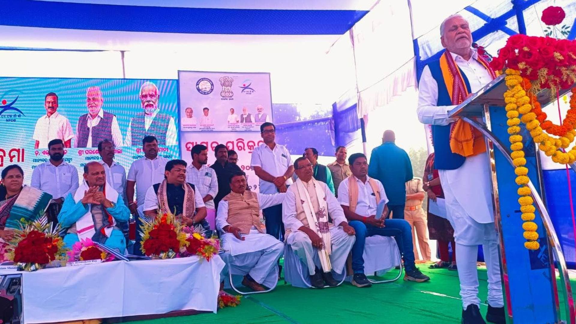 Union Minister Parshottam Rupala Participates In 'Sagar Parikrama Yatra' In Odisha