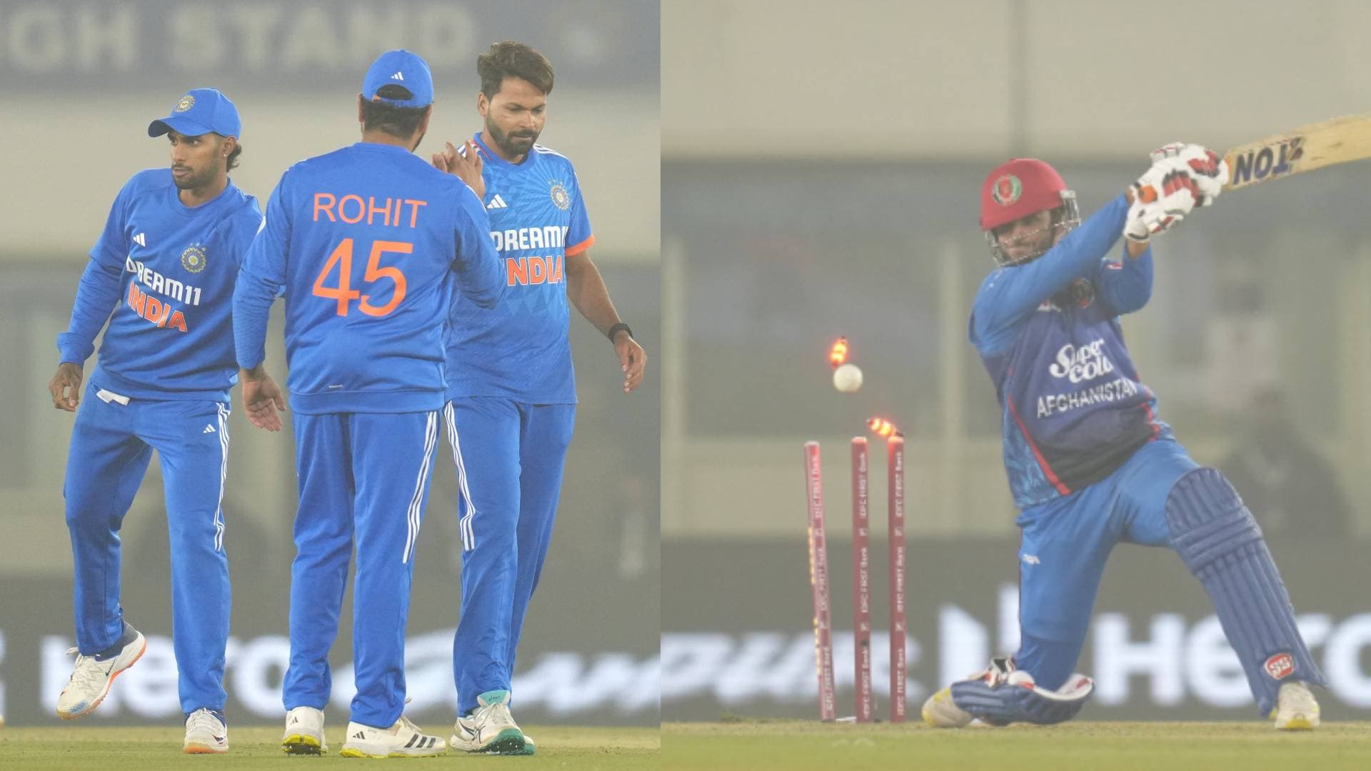 Afghanistan Post 158/5 Against India In 1st T20I