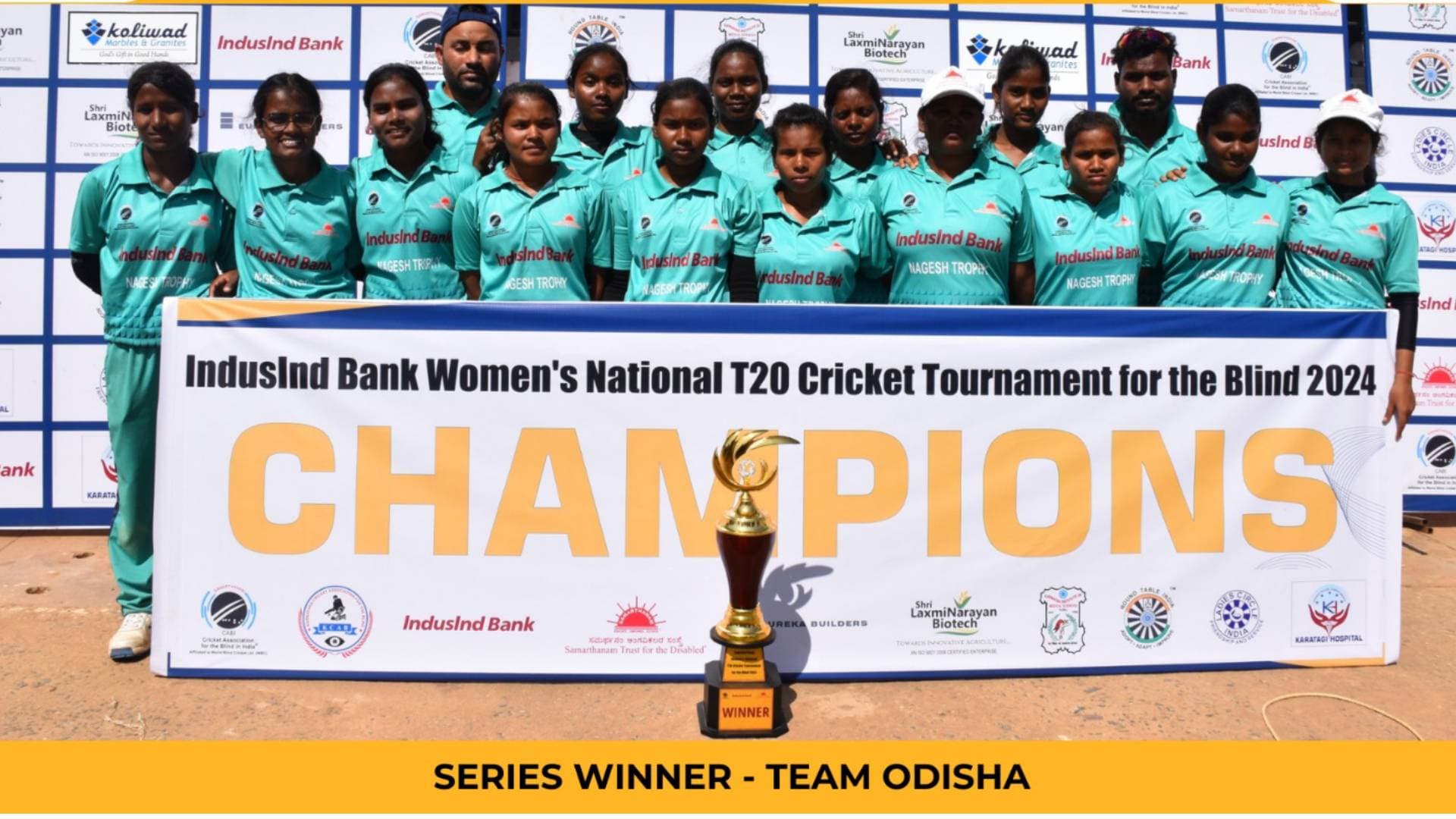 Odisha Clinch Women's National T20 Cricket Tournament For Blind 2024 Crown